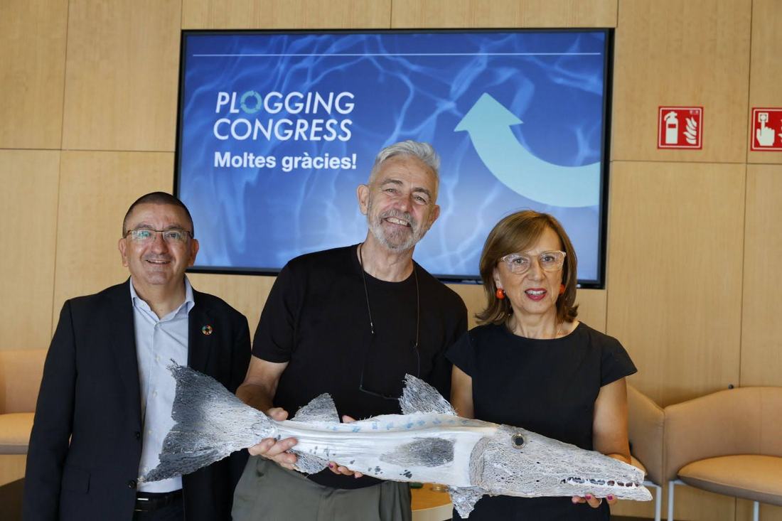 Fotografia de tancament i resultats en una edició anterior del Plogging Congress